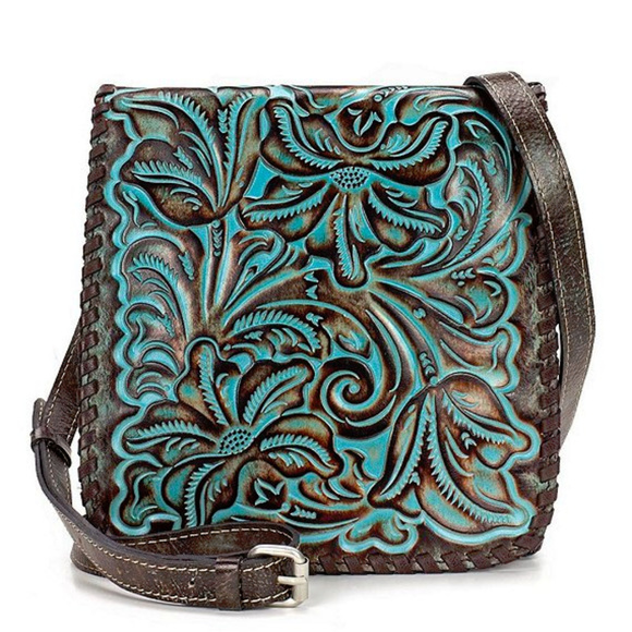 patricia nash turquoise tooled